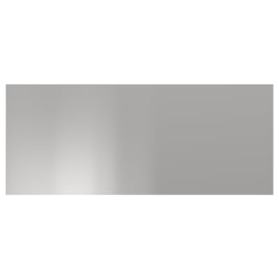 NOGSTA: rectangle stainless steel panel, smooth finish, industrial design.