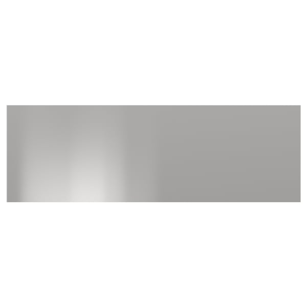 NOGSTA Drawer front, stainless steel, 30x10 "