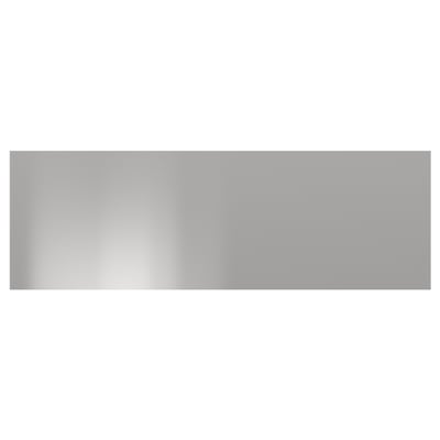 NOGSTA Drawer front, stainless steel, 30x10 "