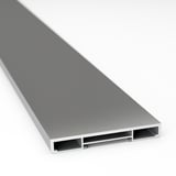 NOGSTA Toe kick, stainless steel color, 84x4 1/2 "