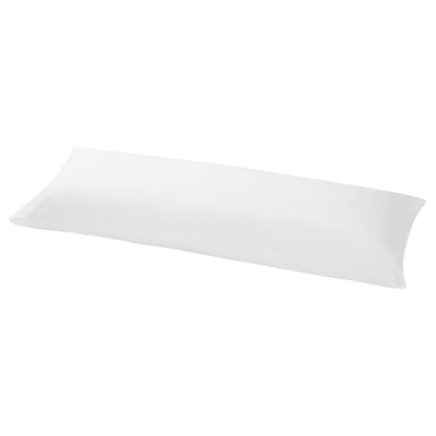 NONNEA Pillowcase for body pillow, white, 20x54 "