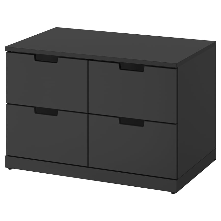 NORDLI 4drawer dresser, anthracite, 80x53 cm (311/2x207/8") IKEA CA