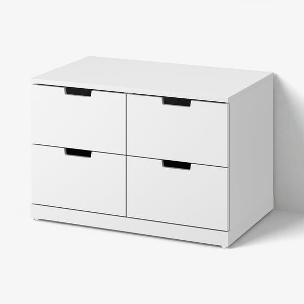 NORDLI 4-drawer dresser, white, 31 1/2x18 1/2x20 7/8 "