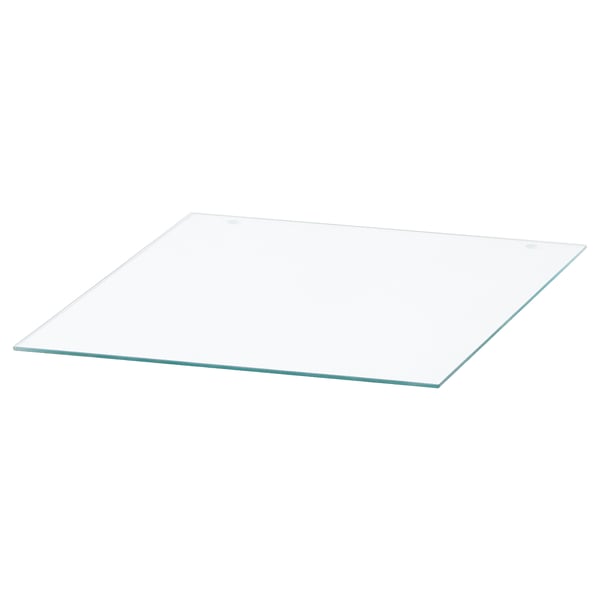NORDLI Glass top, transparent, 15 3/4x18 1/2 "