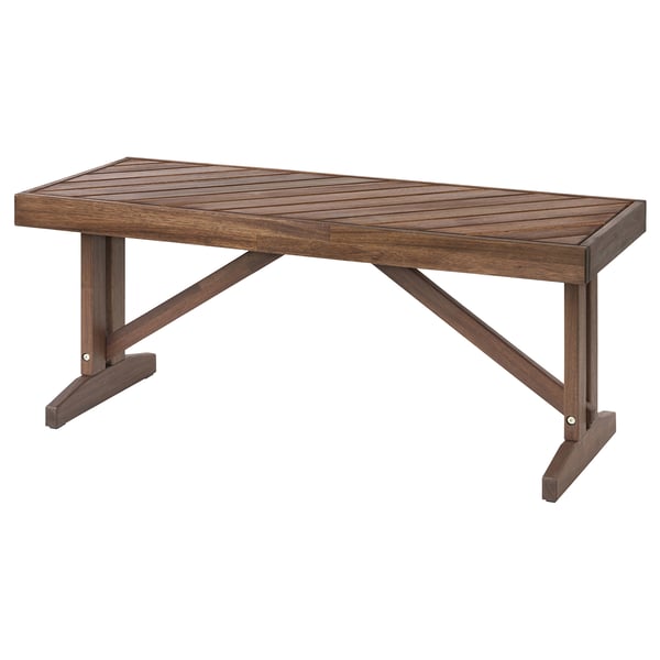 NORRMANSÖ Bench, outdoor, acacia, 39 3/8 "
