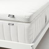 NORRSELE Mattress topper, white, Queen