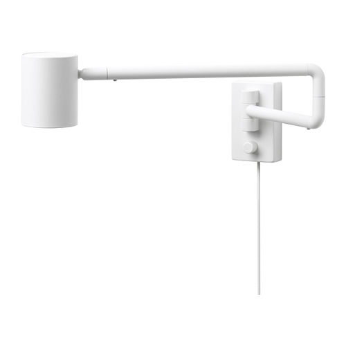 NYMÅNE Wall lamp with swing arm IKEA