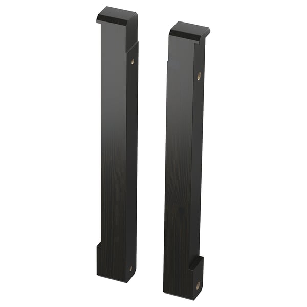 NYTTIG Support bracket for micro trim kit, black/wood