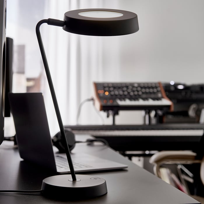OBEGRÄNSAD LED work lamp, dimmable black IKEA CA