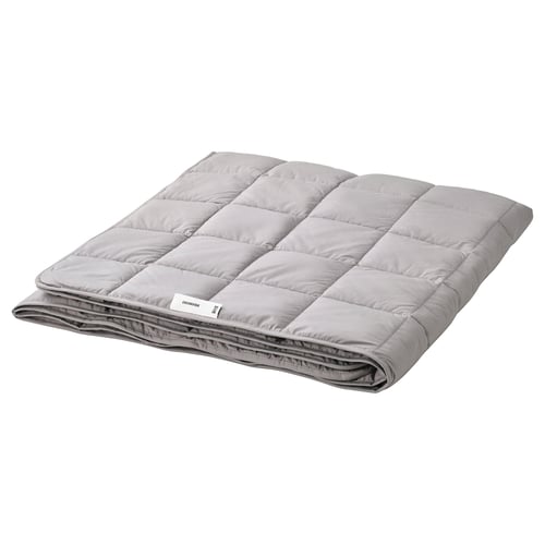 ODONVIDE weighted blanket, 17.64 lb, dark gray/light warm, Twin IKEA CA