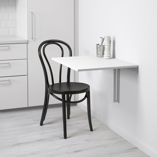 ÖGLA Chair indoor/outdoor/black IKEA