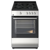 ÖRMINGE Range with gas cooktop, Stainless steel, 24 "