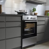 ÖRMINGE Range with gas cooktop, Stainless steel, 24 "