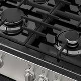 ÖRMINGE Range with gas cooktop, Stainless steel, 24 "