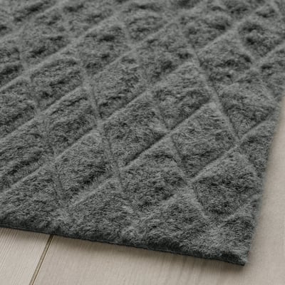ÖSTERILD Door mat, indoor, dark gray, 2 ' 0 "x2 ' 11 "