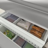 ÖVERSKÅDLIG French door refrigerator, 4-door/stainless steel color, 22 cu.ft