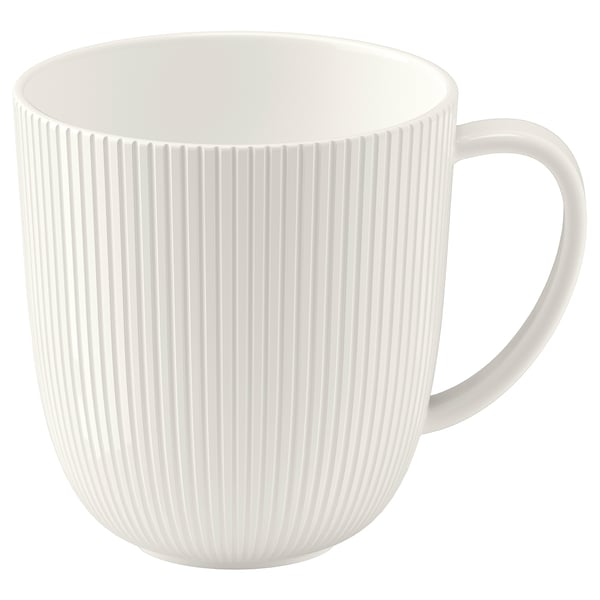 OFANTLIGT Mug, white, 10.5 oz