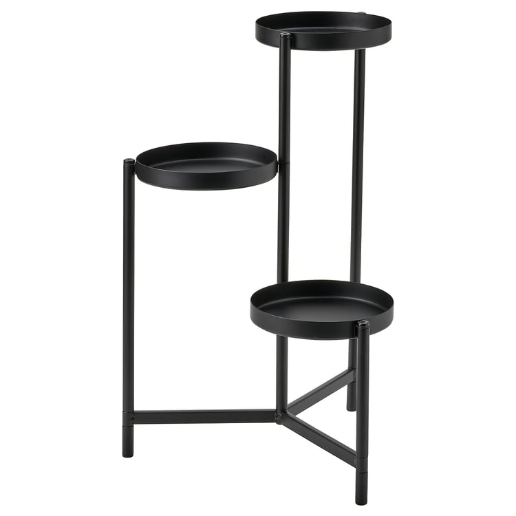 OLIVBLAD plant stand, indoor/outdoor black, 58 cm (22 ¾") IKEA CA
