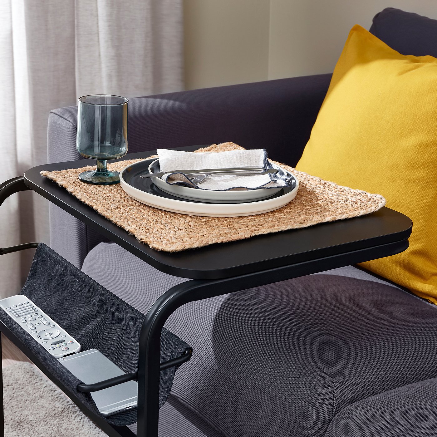 IKEA レーサロー RESARÖ レーサロー 可動式ドロップリーフテーブル 収納付き