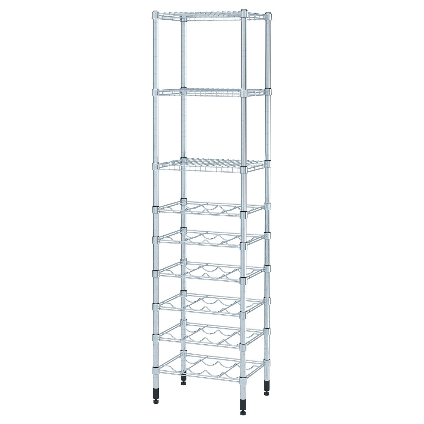 OMAR shelving unit, 46x36x181 cm (181/8x14x711/4