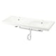 Option: ORRSJÖN Double sink with water trap, white, 49x21 3/4 "