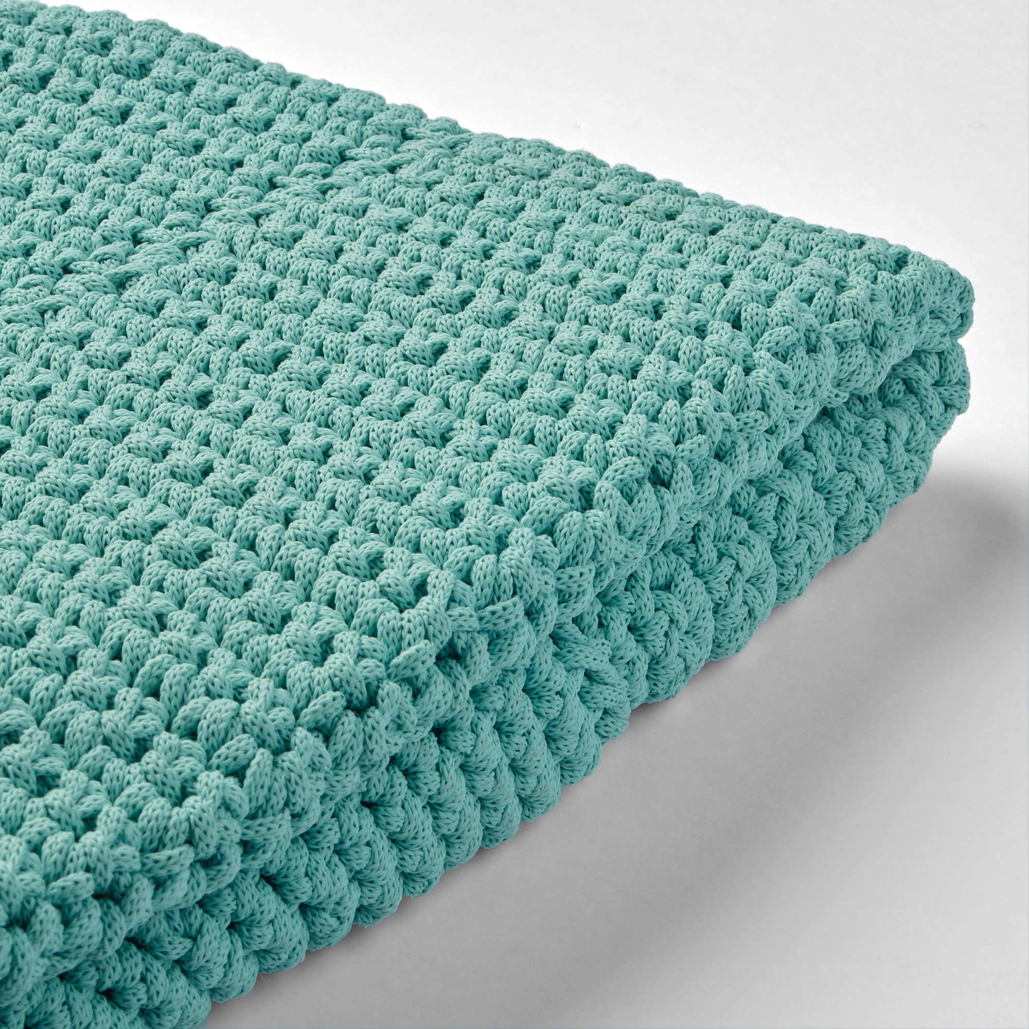 OTTERÖN Pouffe cover, indoor/outdoor, light turquoise, 187/8" (48 cm