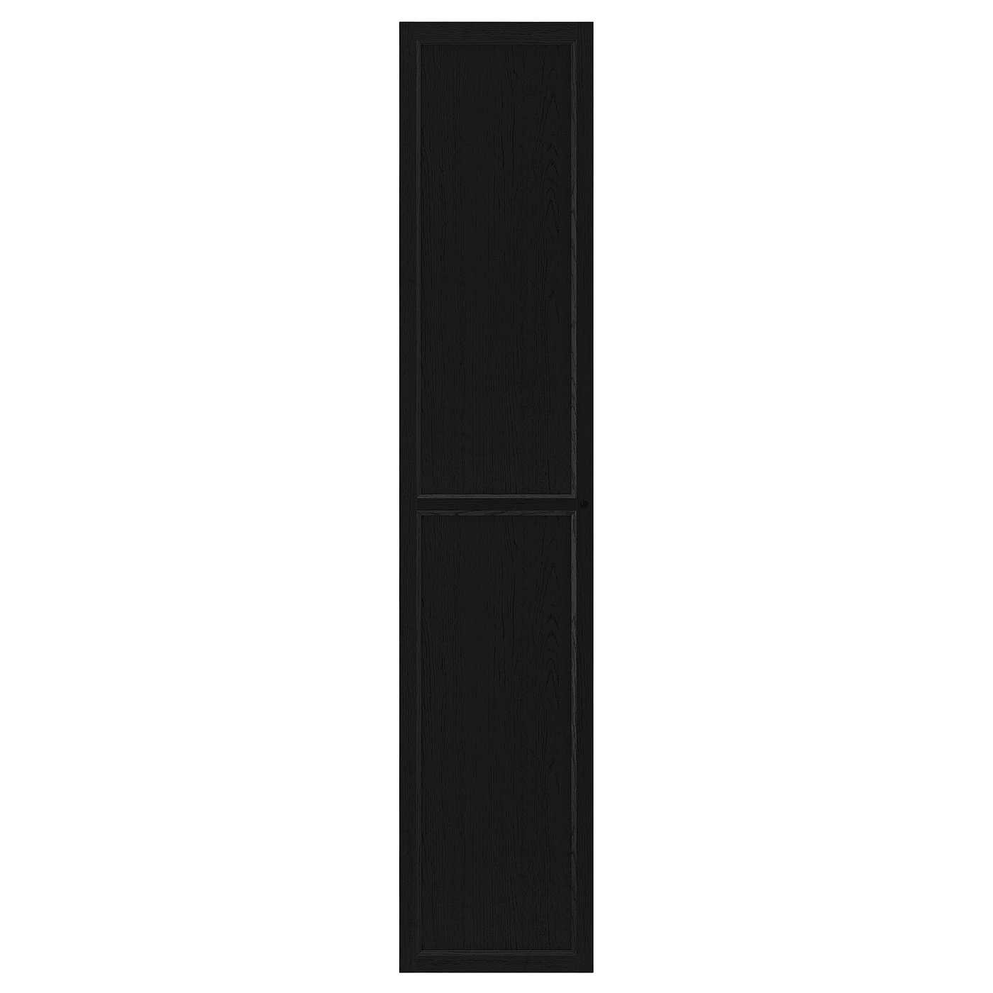 OXBERG Door - black oak effect 40x192 cm (15 1/2x75 3/4 ")