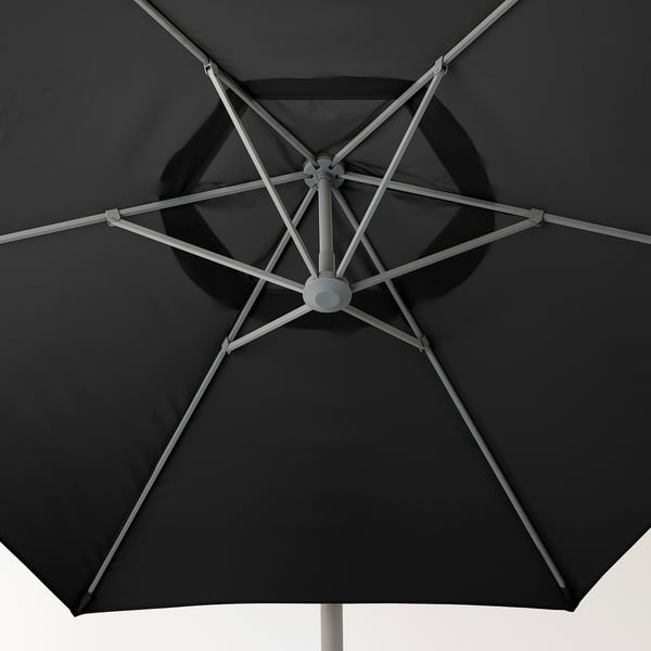 Oxno Lindoja Offset Patio Umbrella Black Ikea