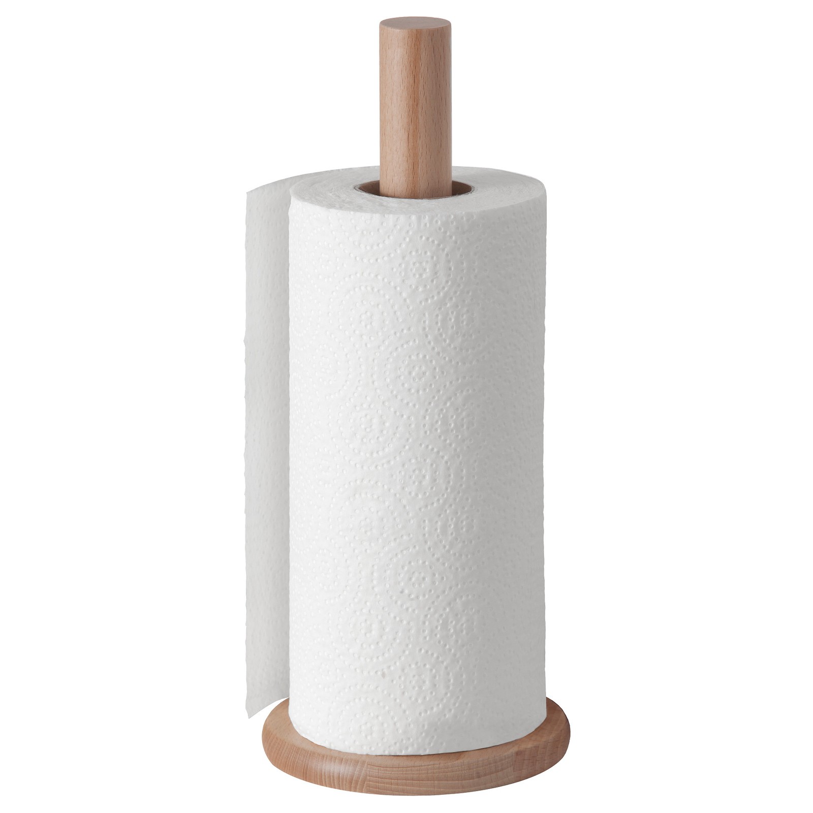 PAMPIG Papertowel holder, beech IKEA