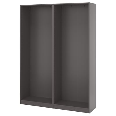 PAX 2 wardrobe frames, dark gray, 59x13 3/4x79 1/4 "