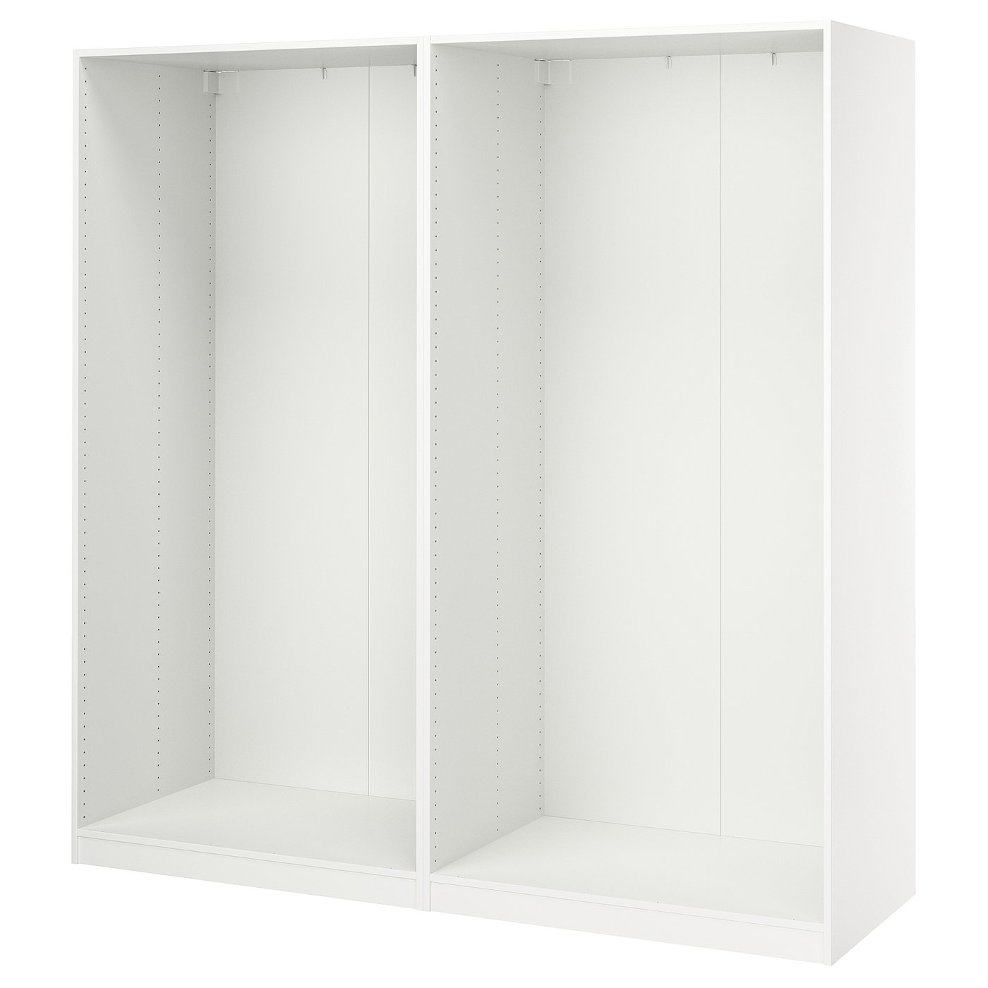 glockerページ PAX add-on corner unit with 4 shelves, white, 53x58x236 cm