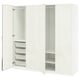 Option: PAX / FARDAL/ÅHEIM Wardrobe combination, white high gloss/white mirror glass, 78 3/4x23 5/8x79 1/4 "