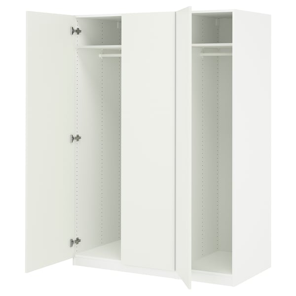 PAX / FORSAND Wardrobe combination, white/white, 59x23 5/8x79 1/4 "