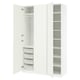 PAX / FORSAND Wardrobe combination, white/white, 59x23 5/8x93 1/8 "
