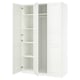 PAX / TYSSEDAL Wardrobe combination, white/white, 59x23 5/8x93 1/8 "