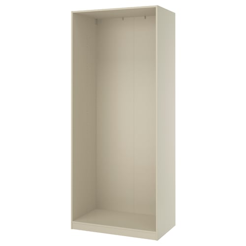 PAX Wall-mounted storage frame - gray-beige 100x58x236 cm (39 3/8x22 7/8x92 7/8 ")