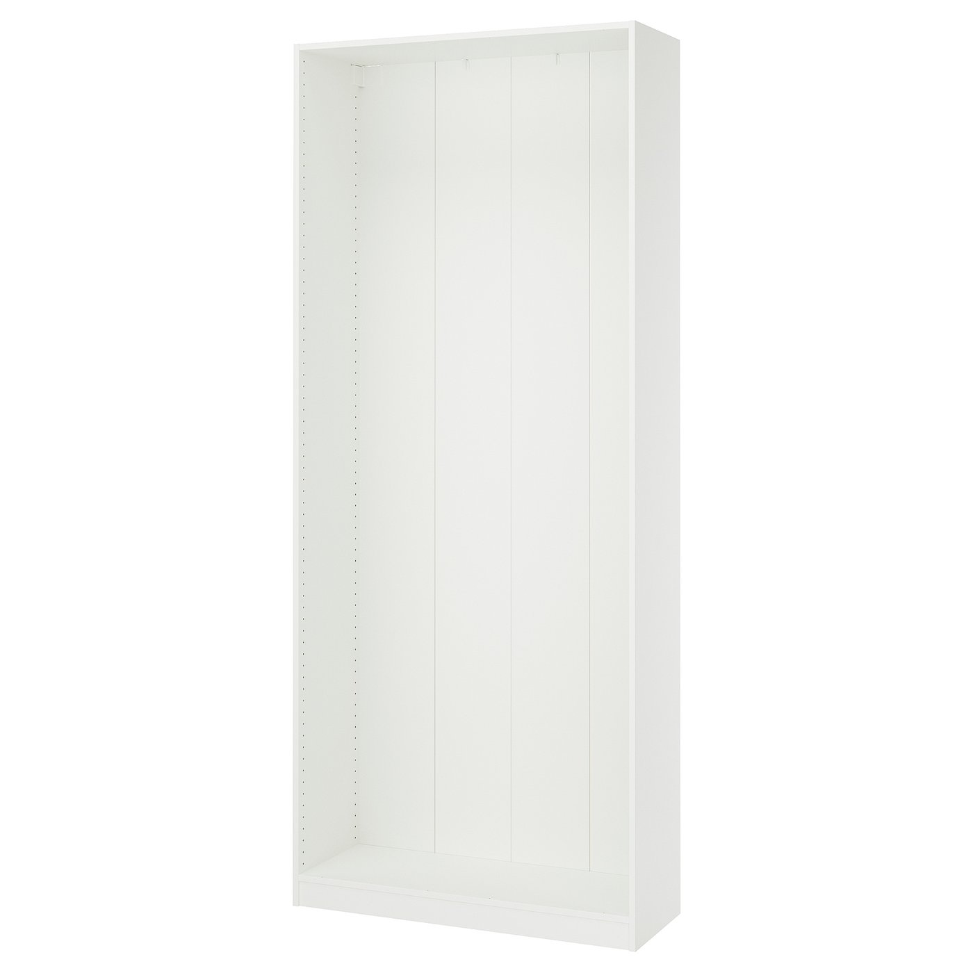 PAX wall-mounted storage frame, white, 100x35x236 cm (393/8x133
