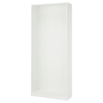 PAX Wall-mounted storage frame, white, 39 3/8x13 3/4x92 7/8 "