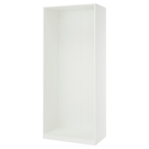 PAX Wall-mounted storage frame - white 100x58x236 cm (39 3/8x22 7/8x92 7/8 ")