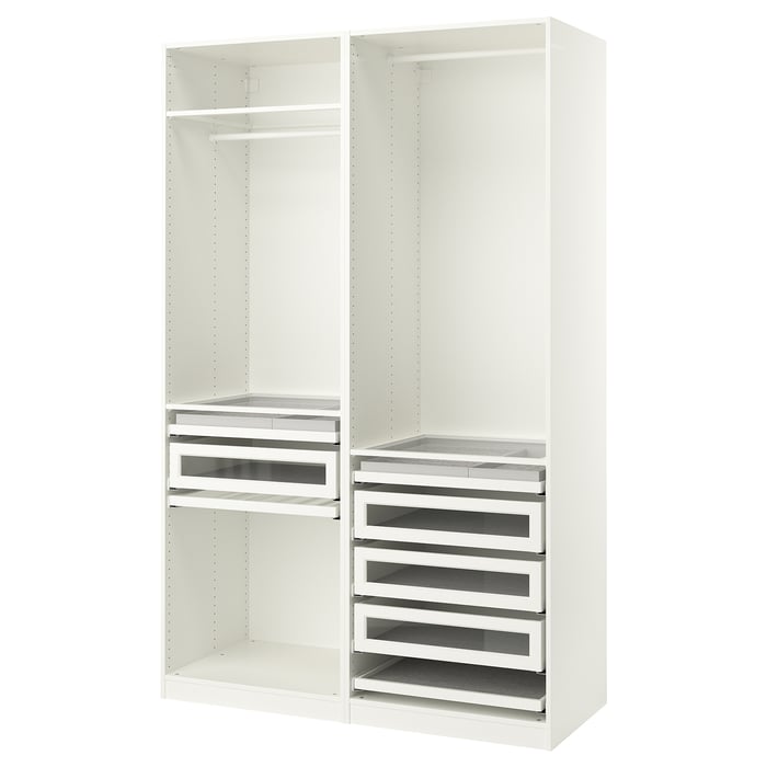 PAX Wardrobes Without Doors Open Wardrobes IKEA