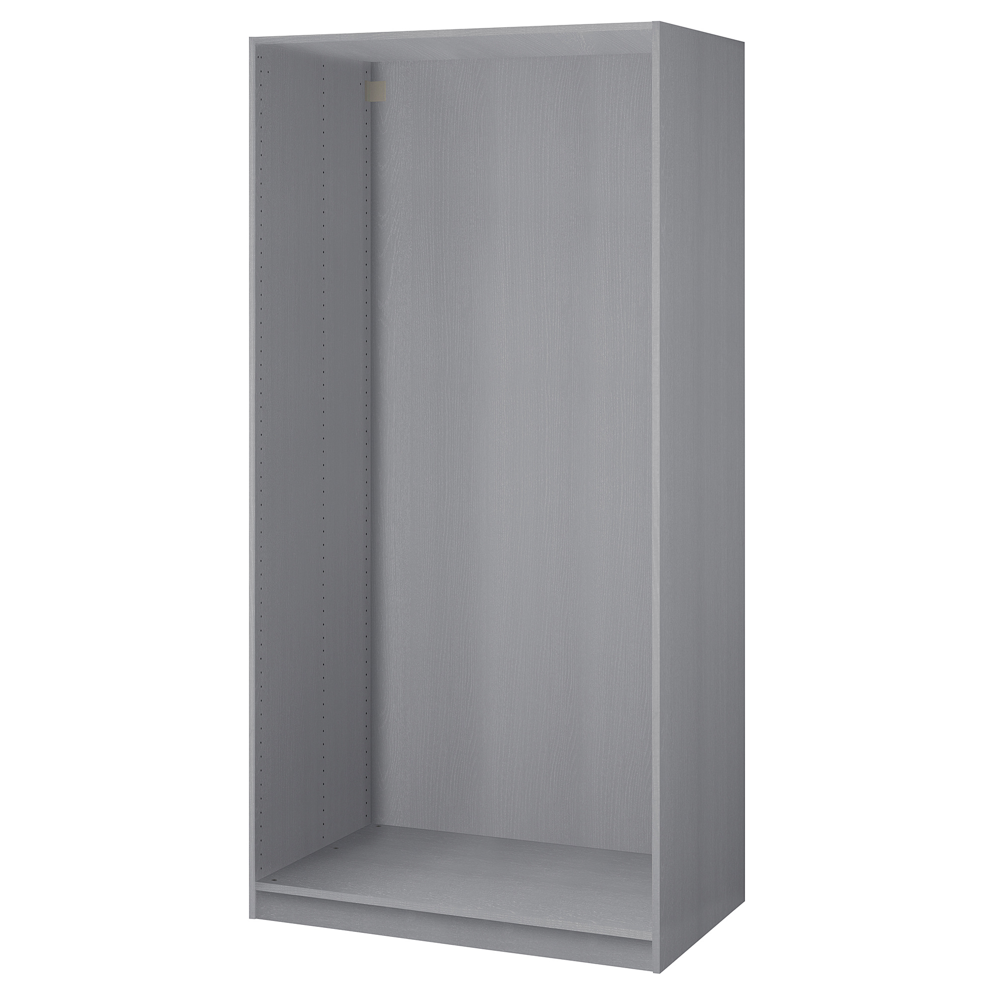 PAX Wardrobe frame, gray stained ash effect, 393/8x227/8x791/8