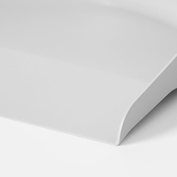 PEPPRIG Dust pan and brush, gray