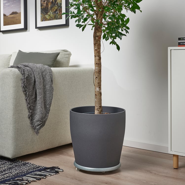 PERSILLADE plant pot, dark gray, 32 cm (12 ½") IKEA CA