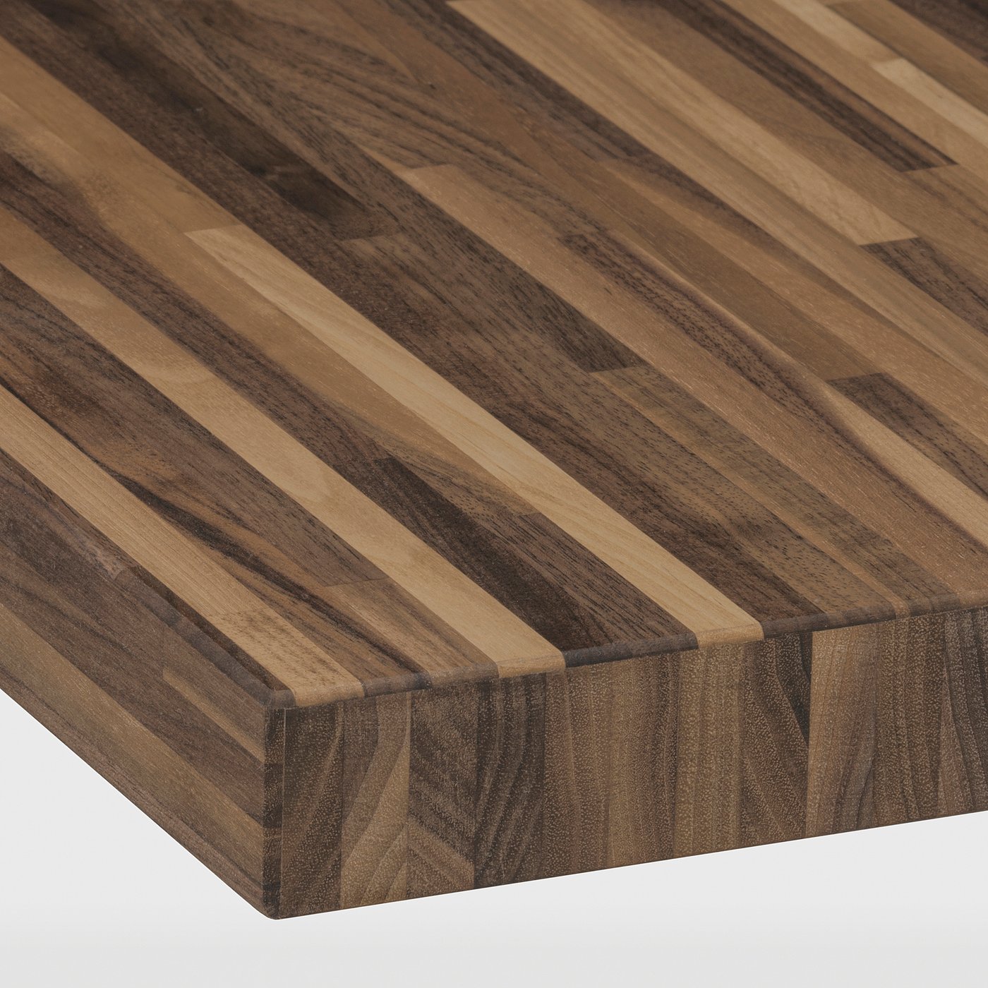 PINNARP countertop, walnut/veneer, 188x3.8 cm (74x11/2