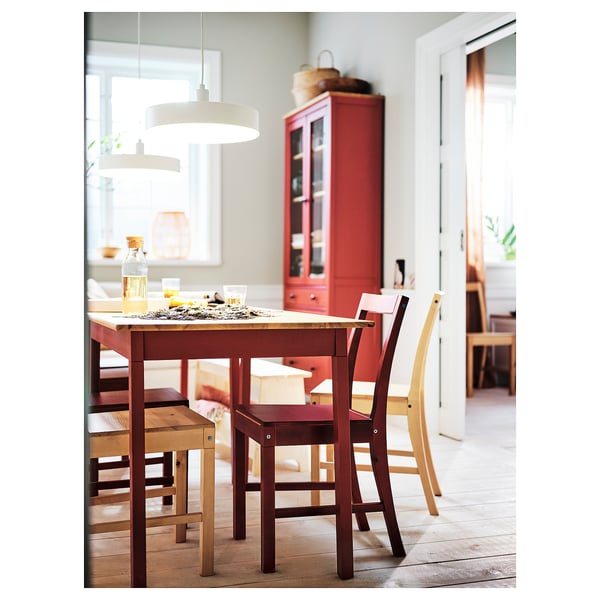 PINNTORP Chair, red stained