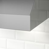PLANENLIG Under cabinet range hood, Stainless steel