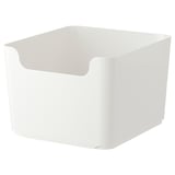 PLUGGIS Recycling bin, white, 4 gallon