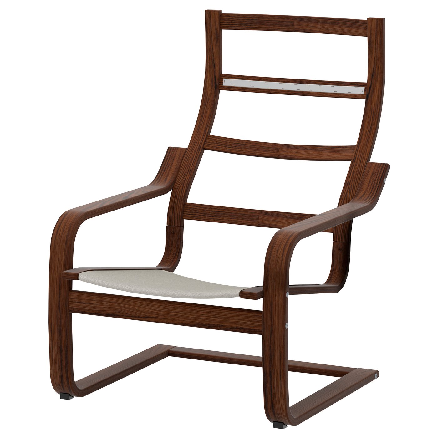 POÄNG armchair frame, brown IKEA CA