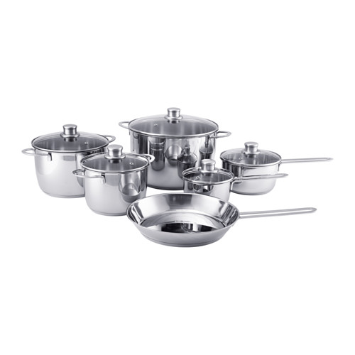 POLERAD 11piece cookware set IKEA