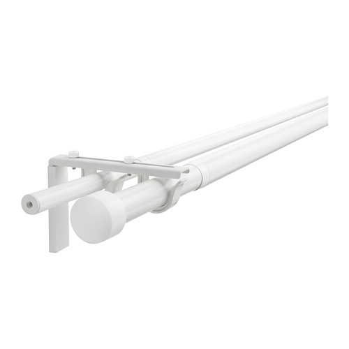 RÄCKA / HUGAD Double curtain rod combination IKEA